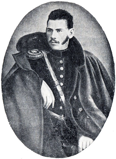 Л. Н. Толстой в военной форме
